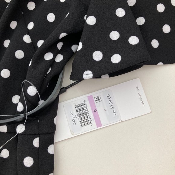 Calvin Klein Flutter Sleeved Belted Jumpsuit - Picture 8 of 8